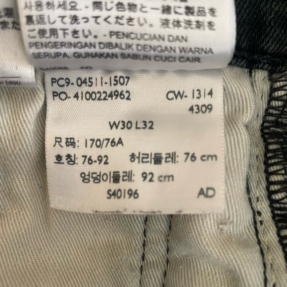 Vintage Levi’s 511 Black distressed jean shorts - Picture 14 of 14